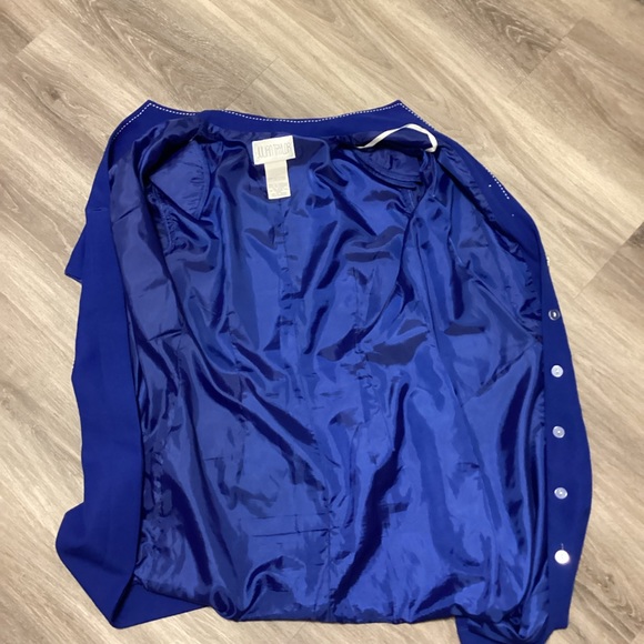 Vintage Colbalt Blue Size 6 Top Stitch Dress - Picture 8 of 8